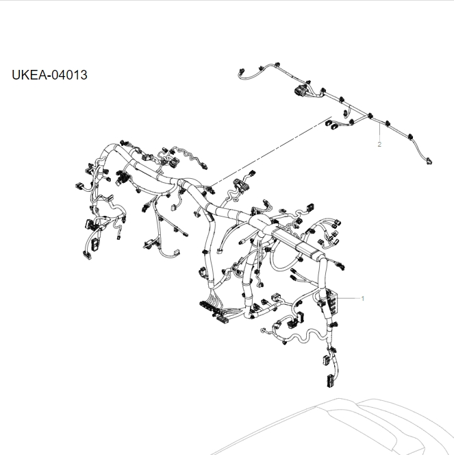 UKEA-04013 instrument panel harness