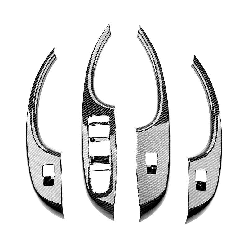 Byd Dolphin 2023-2024 Car window control panel button decorative stickers 4 pieces