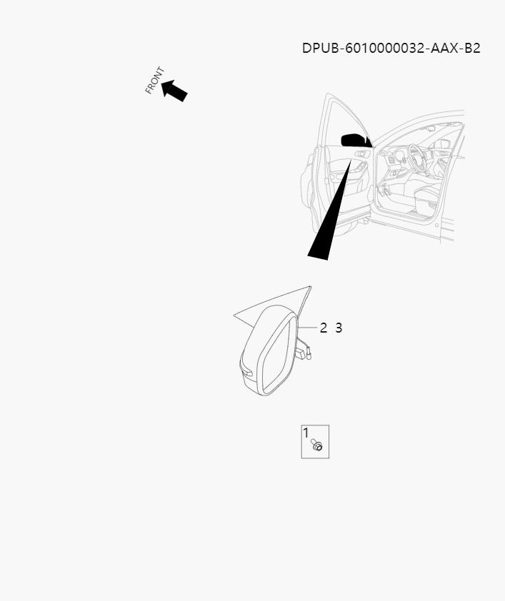 External rearview mirror4-6