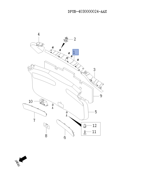 Rear window interior decoration    58