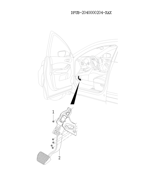 brake pedal   6