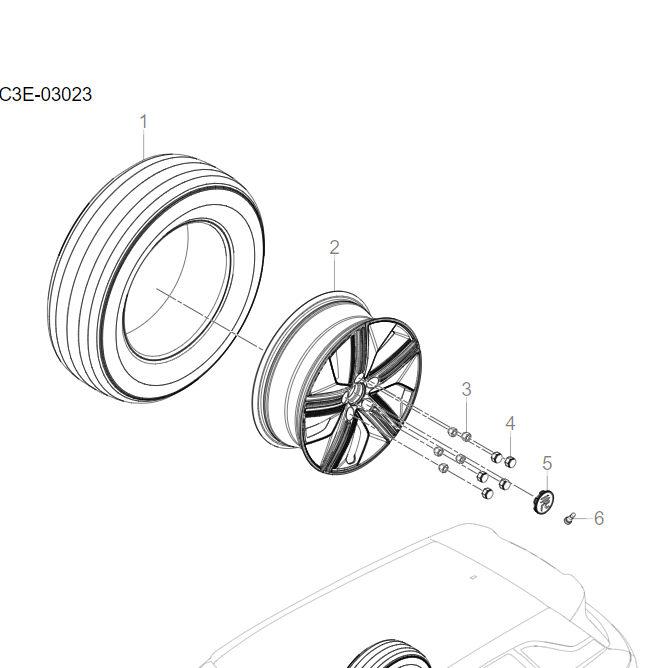SC3E-03023 Wheel System