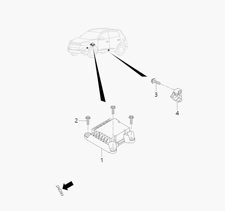 Sensor and airbag controller assembly6-3