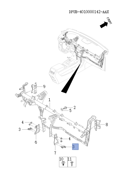 Instrument panel components   75