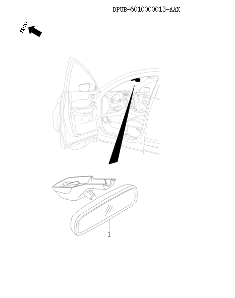 Interior rearview mirror assembly    95