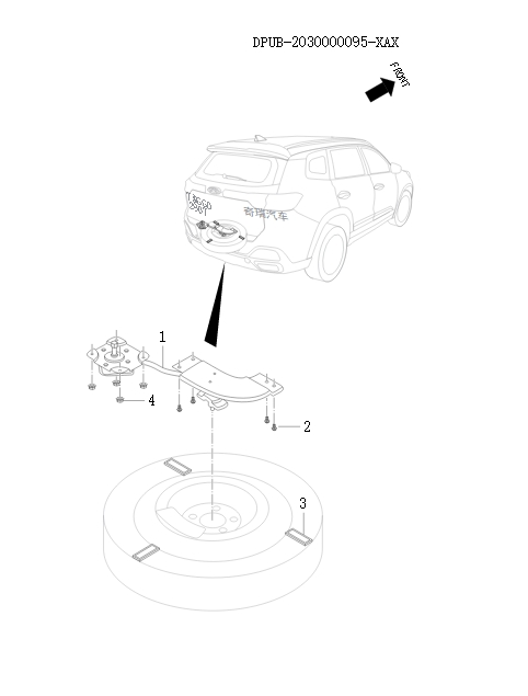 Spare tire storage device     31