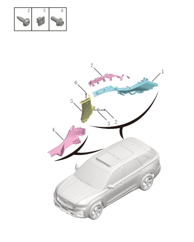 Side panel decorative panel - rear6059