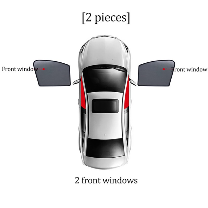 BYD Atto 3 2021-2024 Magnetic Car Rear Sunshade Front Windshield Curtain