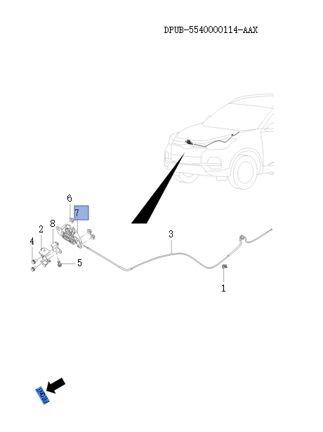 Front lid lock system8-2