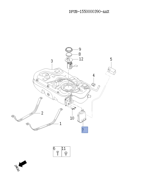 Fuel tank and carbon canister   14