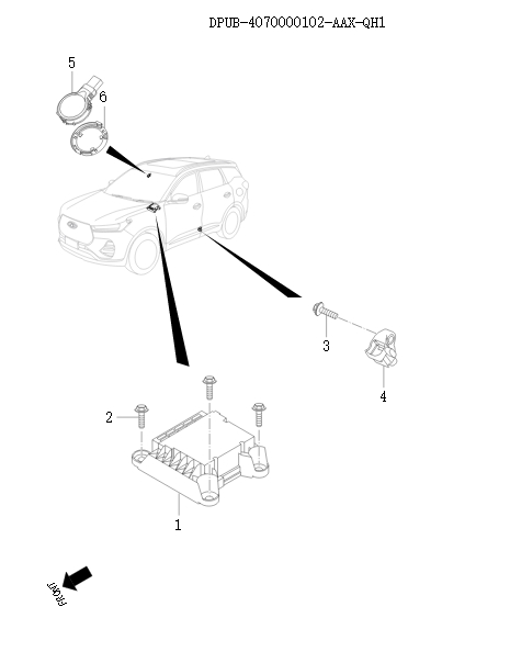 Sensor and airbag controller assembly    98