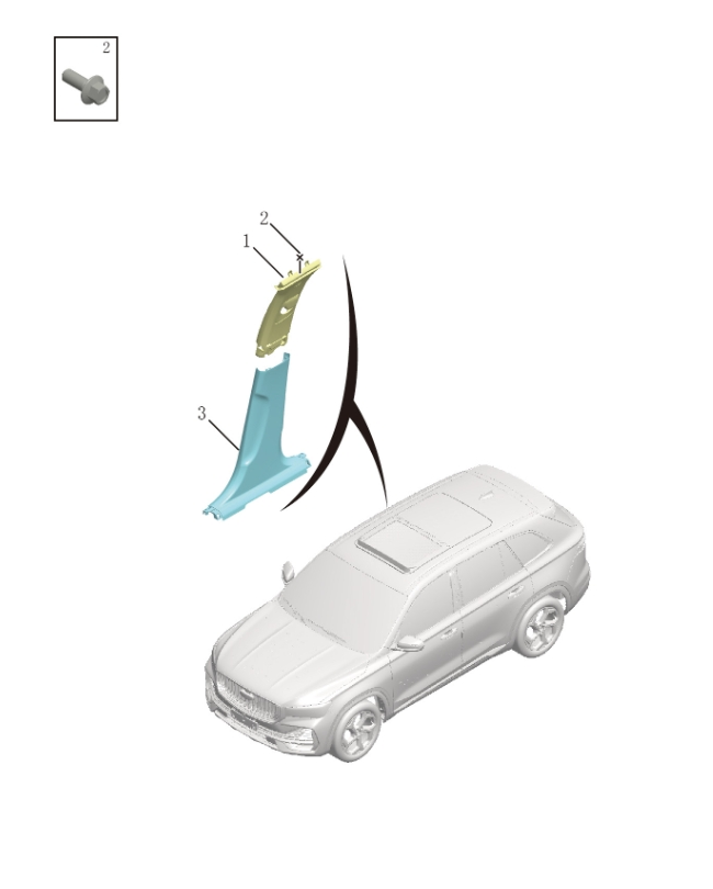 Side panel decoration - middle6057