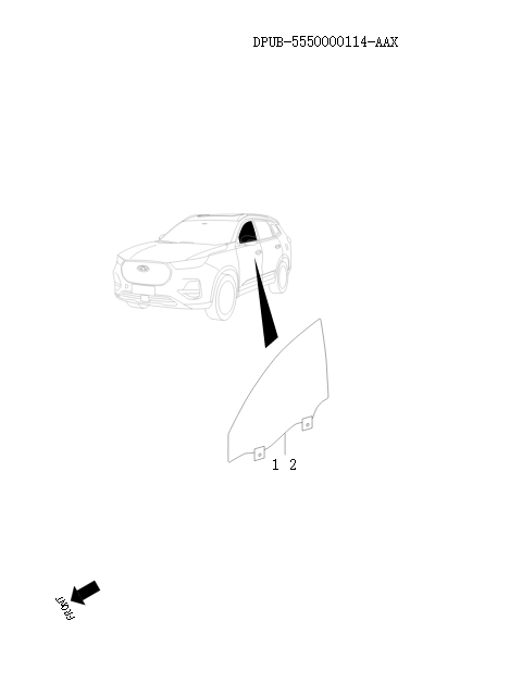 Front door glass    118