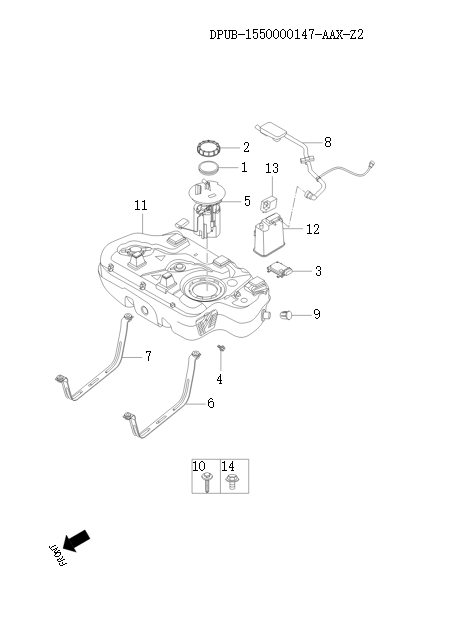 Fuel tank and carbon canister    46