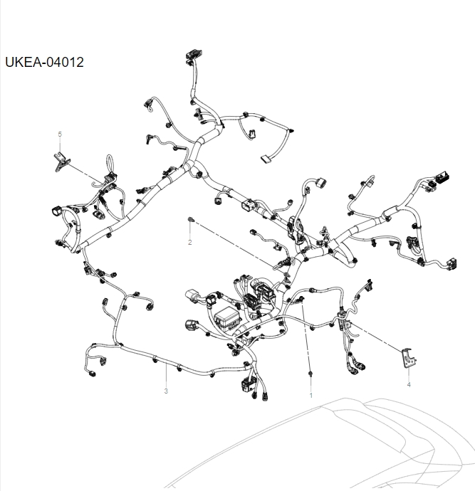 UKEA-04012 front cabin wiring harness