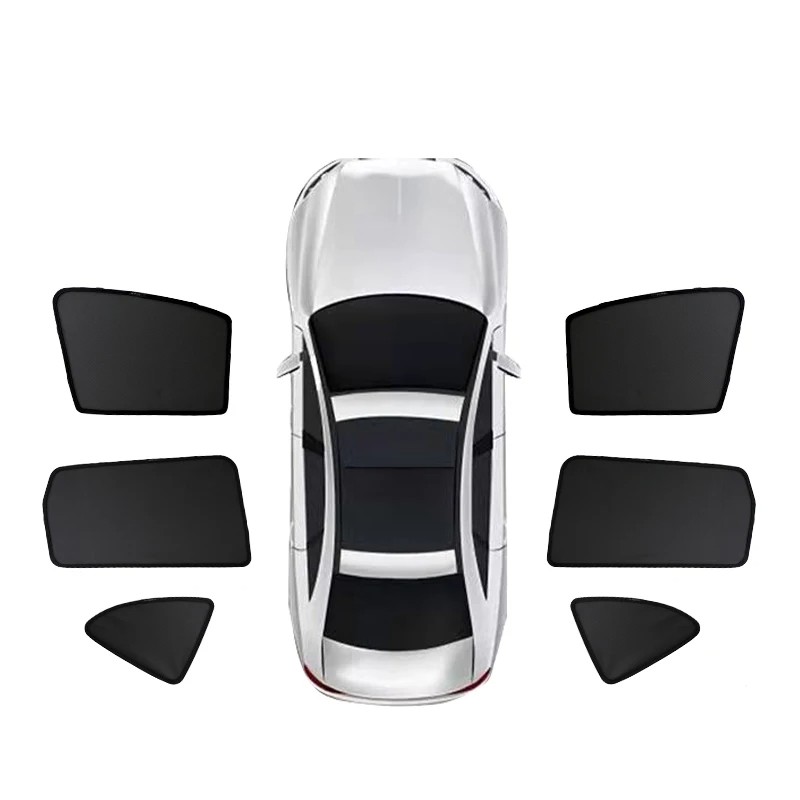 Changan Cs55 Plus 2022-2023  Gauze Side Window Sunshade Sets Card Embedded Type Car  Exterior Accessories