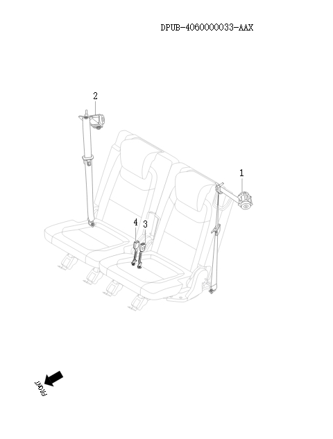 Third exclusive side seat belt    55