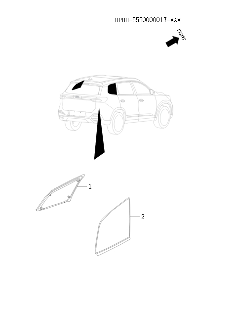 Corner window glass   47