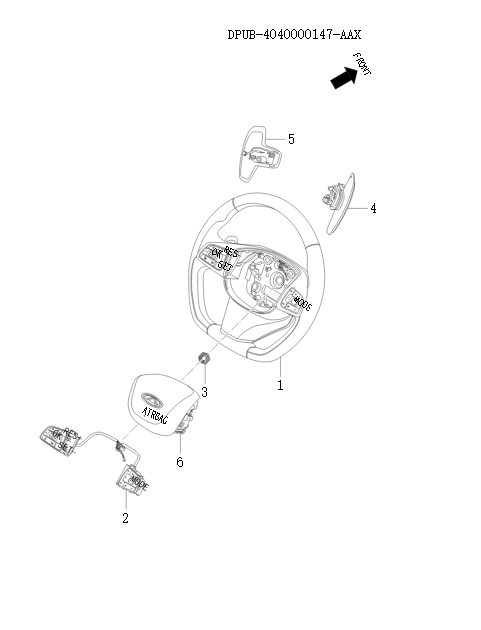 steering wheel assembly    99